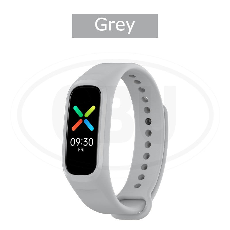 OPPO Band Silicone Wristband Replacement Strap Band - Black Color Buckle