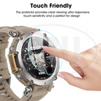 [2pcs] Amazfit T-Rex Ultra / Trex Ultra Watch Screen Protector HD Tempered Glass