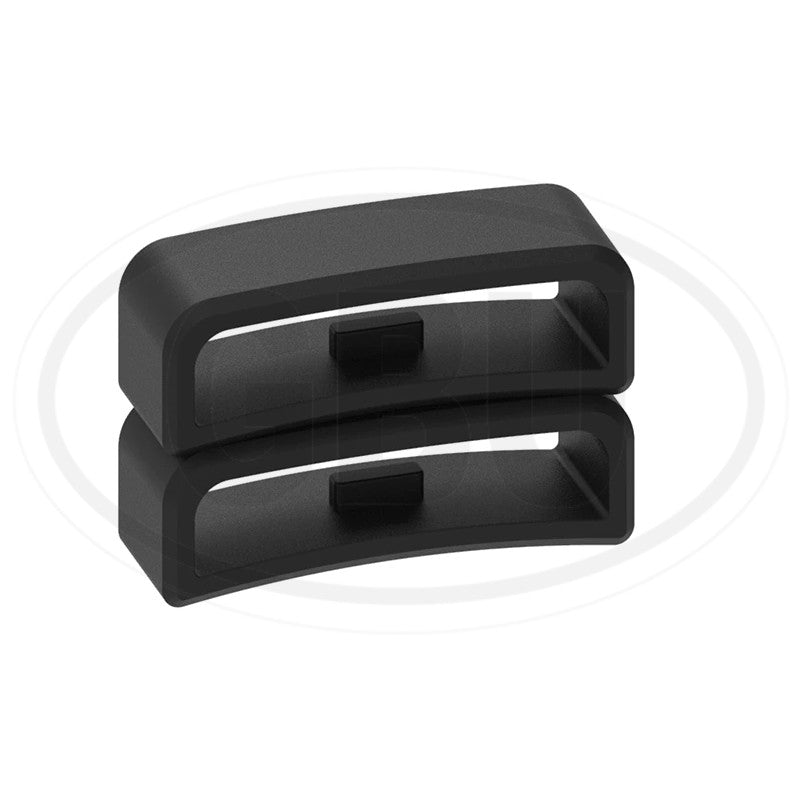 Rubber Silicone Buckle Watch Band Strap Ring Loop Holder Locker Keeper - 16mm / 18mm / 20mm / 22mm / 24mm / 26mm