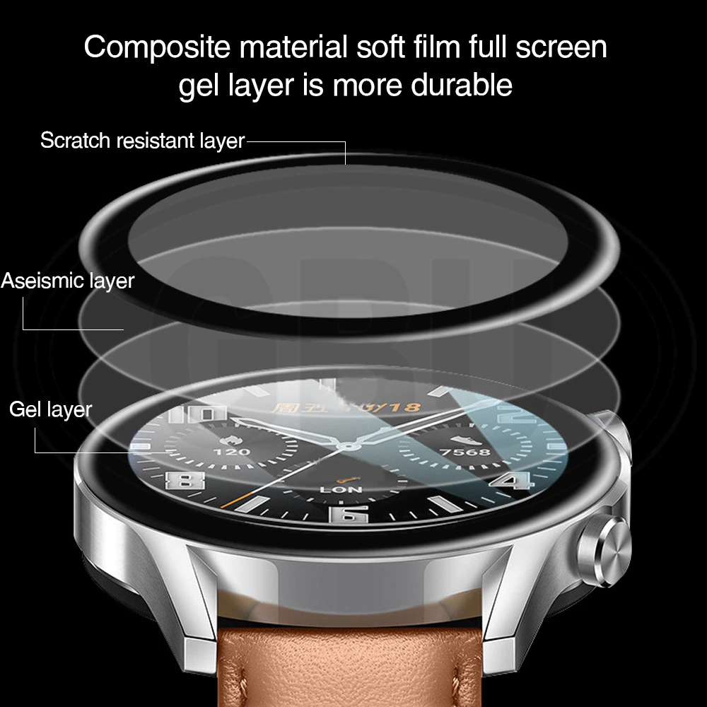 [2pcs] Xiaomi Mi Watch Color 2 / Mi Watch Color / Color2 3D Full Cover Screen Protector