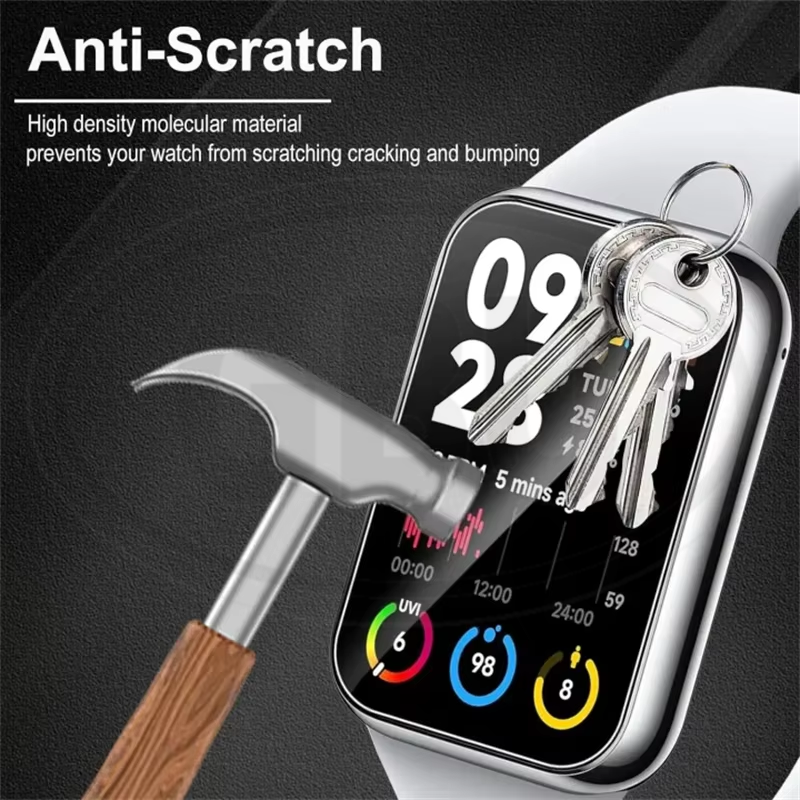 [2pcs] Xiaomi Smart Band 8 Pro / Mi Band 8 Pro / Band 8 Pro 3D Full Cover Screen Protector - Full Screen