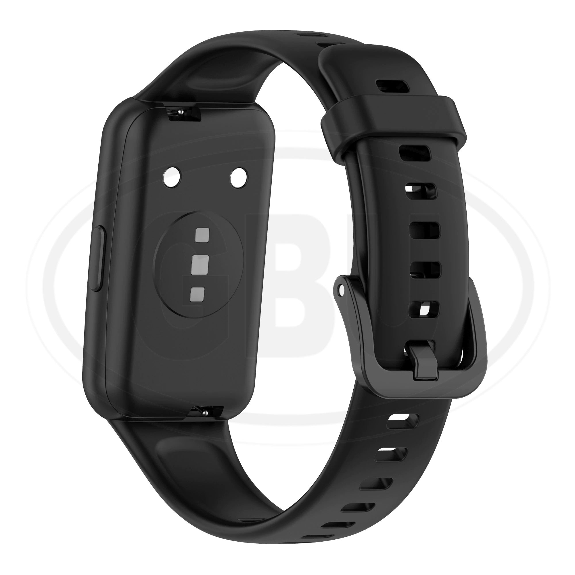 Huawei Band 7 / Huawei Band7 Smart Watch Soft Silicone Replacement Strap Band - Full Color Buckle