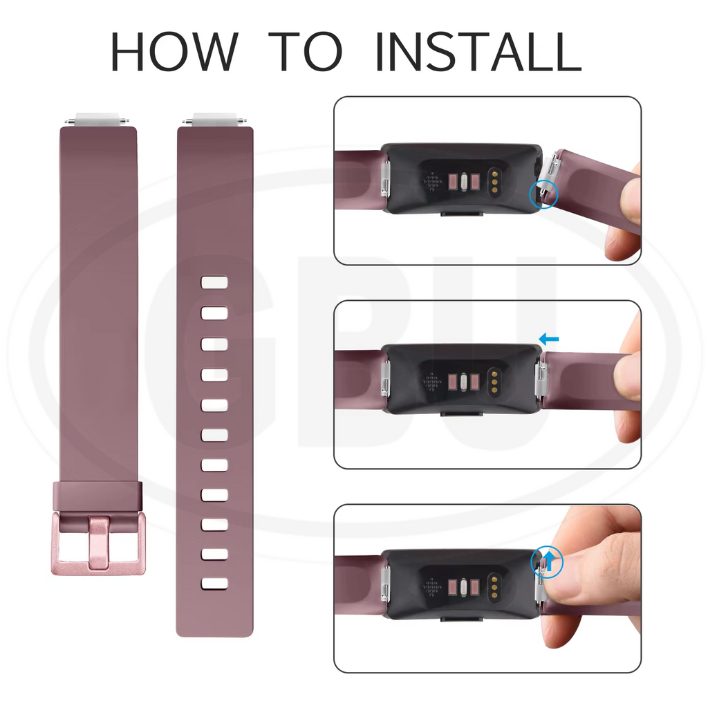 Fitbit Inspire 2 Smart Watch Soft Silicone Replacement Band Strap - Small size