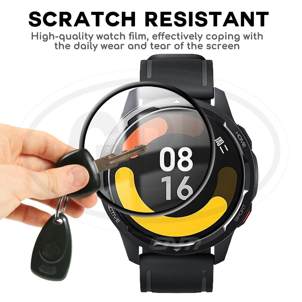 [2pcs] Xiaomi Watch S1 Active / Watch S1 3D Full Cover Screen Protector - Full Screen