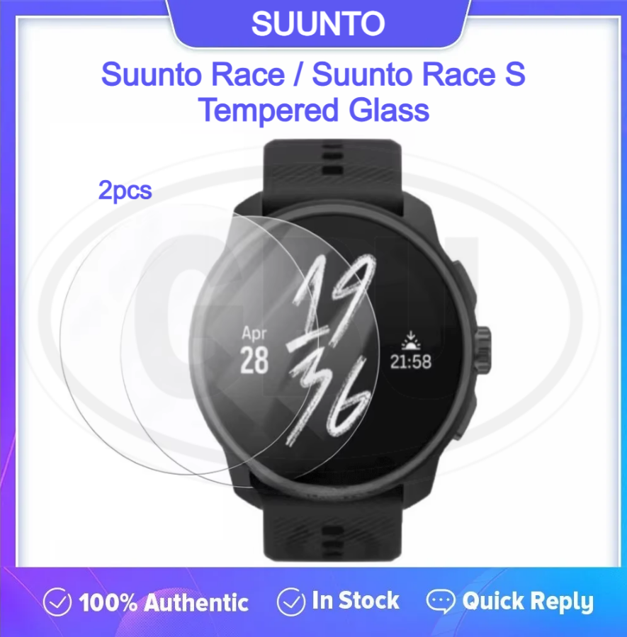 [2pcs] Suunto Race / Suunto Race S Screen Protector HD Tempered Glass