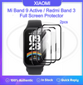 [2pcs] Xiaomi Smart Band 9 Active / Redmi Smart Band 3 / Mi Band 9 Active Full Cover 3D Screen Protector - Full Screen