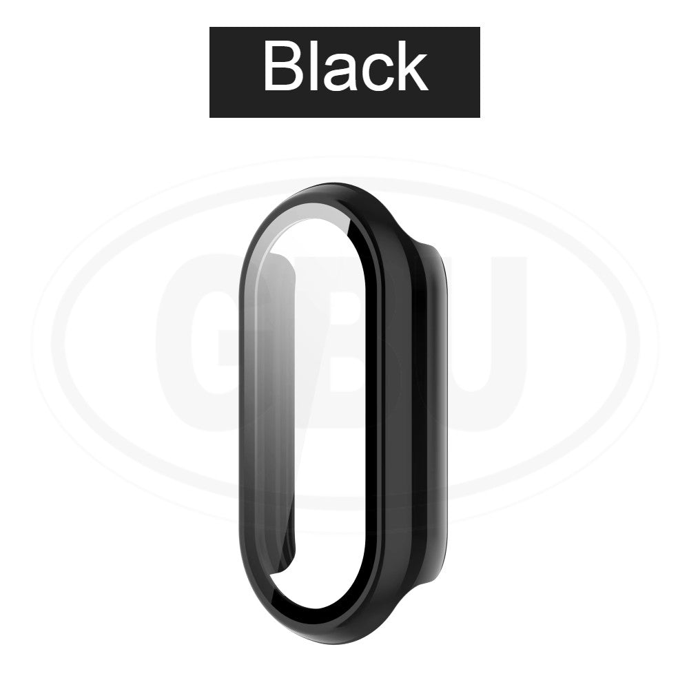 Xiaomi Smart Band 8 / Xiaomi Smart Band 10 / Mi Band 8 / Mi Band 10 Sarung Full Built-in Tempered Glass Cover