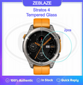 [2pcs] Zeblaze Stratos 4 Screen Protector HD Tempered Glass