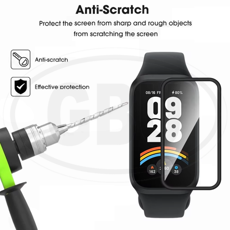Xiaomi Smart Band 9 Active / Xiaomi Smart Band 9 Pro / Mi Band 9 Pro / 9 Active Full Cover 3D Screen Protector