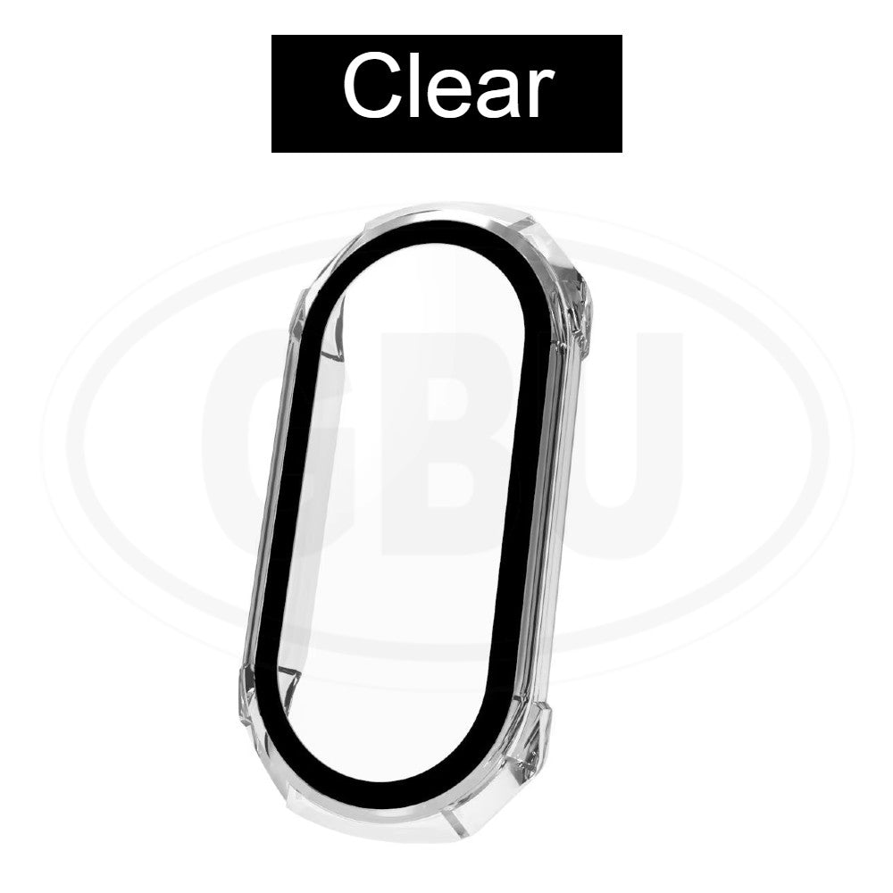 Amazfit Band 5 Case Sarung Full Built-in Tempered Glass Cover