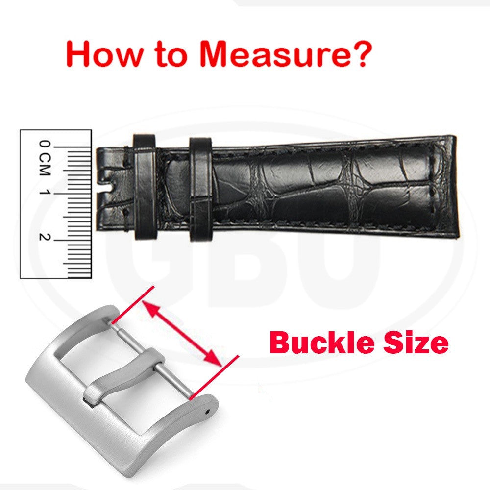 Watch Buckle Strap Buckles 18mm 20mm 22mm Watch Band Strap Pin Buckles - Elegant Design 304L Stainless Steel