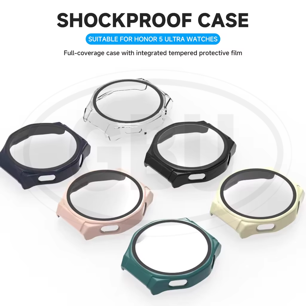 Honor Watch 5 Ultra / Honor 5 Ultra Sarung Full Built-in Tempered Glass Cover