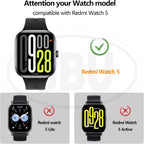 [2pcs] Redmi Watch 5 Full Cover 3D Screen Protector - Full Screen
