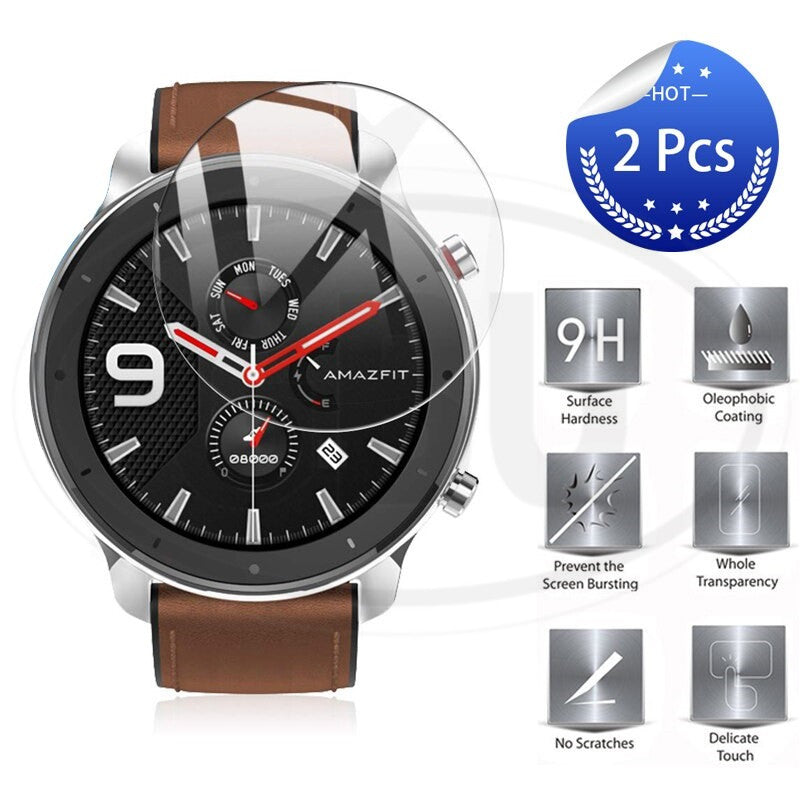 [2pcs] Huawei GTR 47mm / GTR 42mm Screen Protector HD Tempered Glass