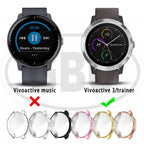 Compatible with Garmin Vivoactive 3 / Vivoactive 3 Element TPU Half Cover Protector Case - No Screen (NOT ORIGINAL)