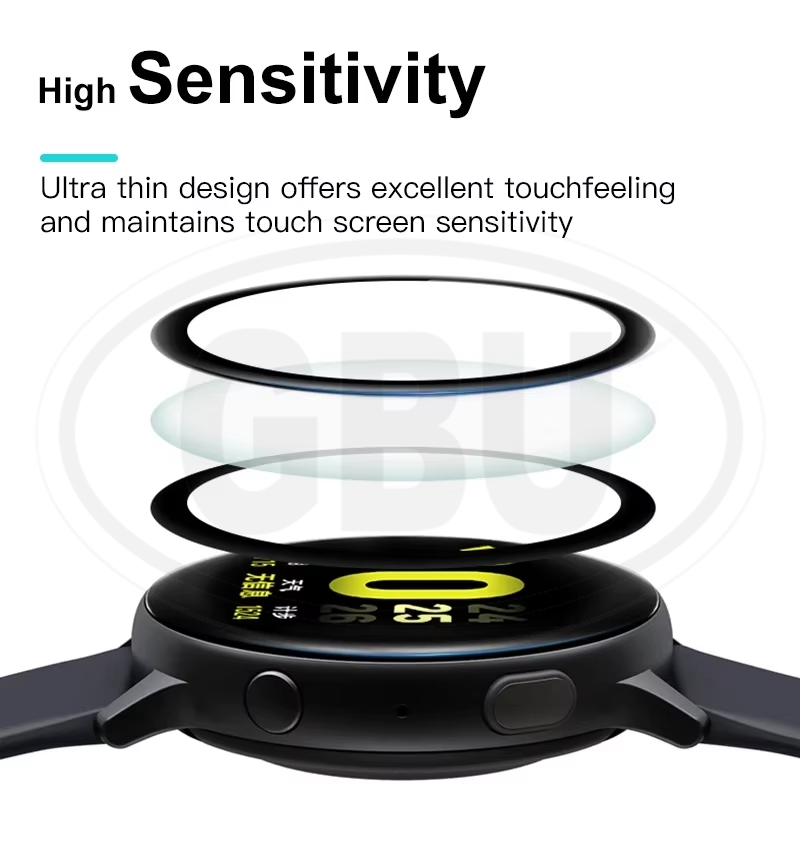 [2pcs] Samsung Galaxy Watch Active / Samsung Active Full Cover Screen Protector - Full Screen