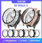 Xiaomi Watch 5 / Mi Watch 5 Sarung Full Built-in Tempered Glass Cover