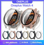 Oneplus Watch 4 Sarung Full Built-in Tempered Glass Cover