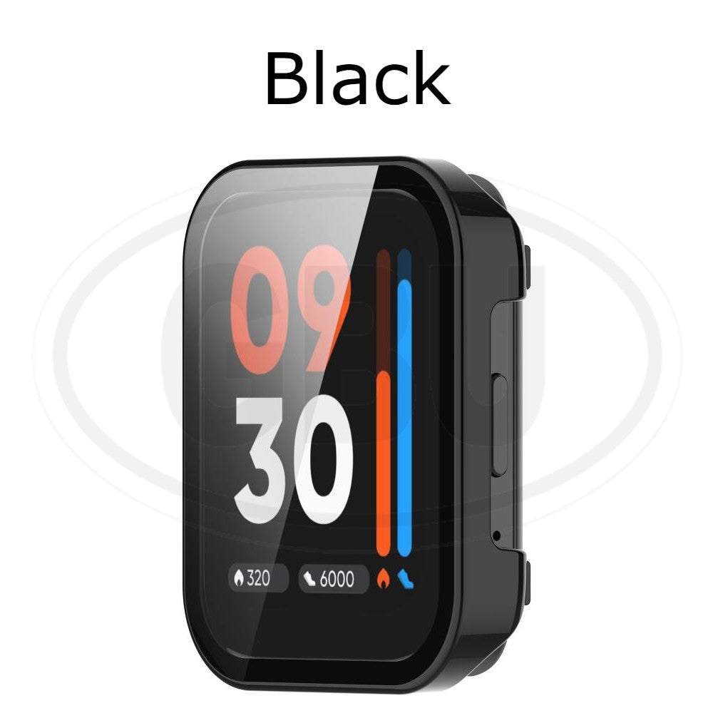 Realme Watch 3 / Realme Watch 3 Pro 2-in-1 Full Cover Case with Tempered Glass Protector Screen