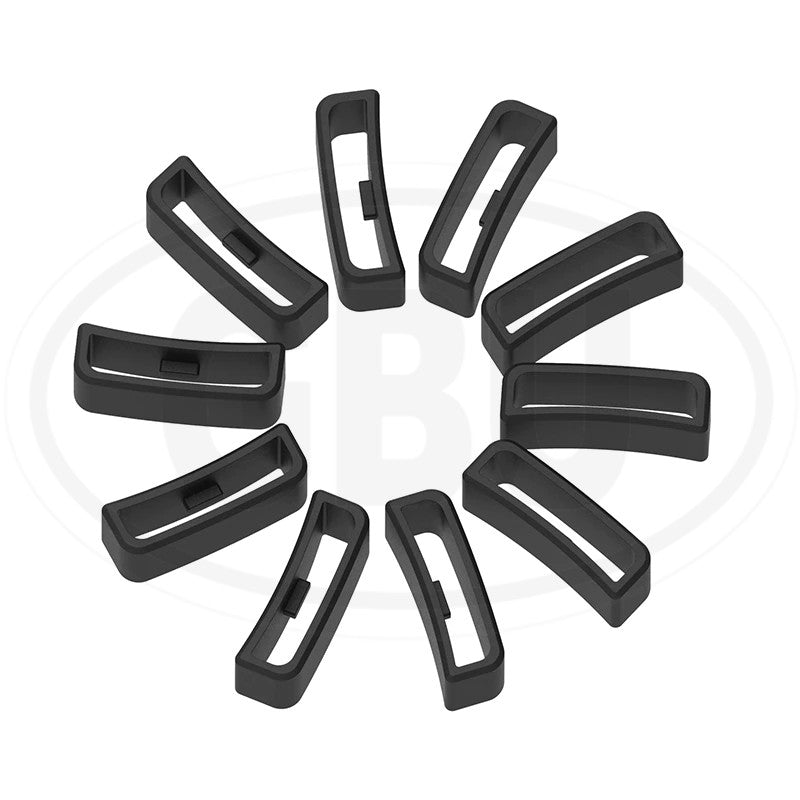 Rubber Silicone Buckle Watch Band Strap Ring Loop Holder Locker Keeper - 16mm / 18mm / 20mm / 22mm / 24mm / 26mm