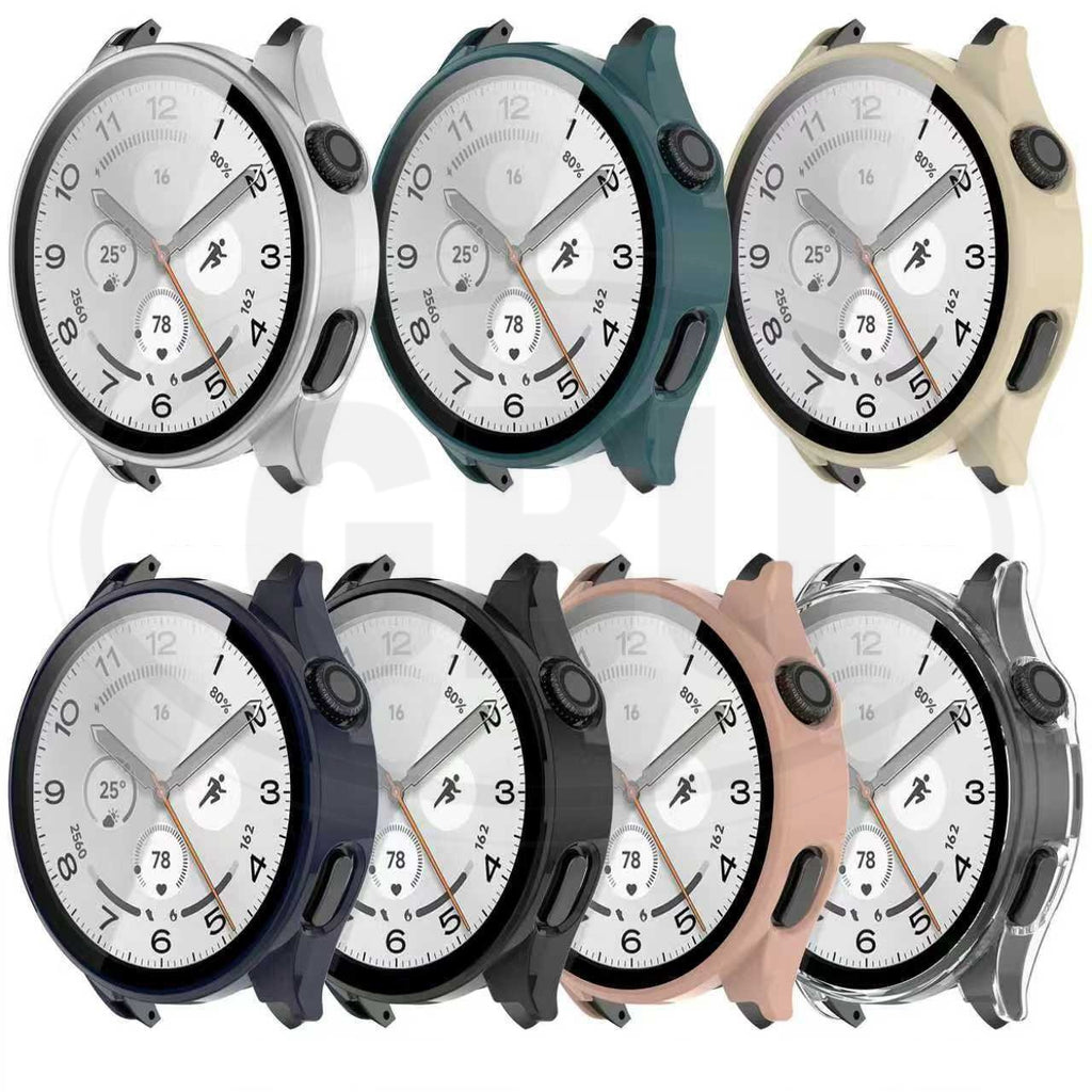 Xiaomi Watch S5 / Mi Watch S5 Sarung Full Built-in Tempered Glass Cover