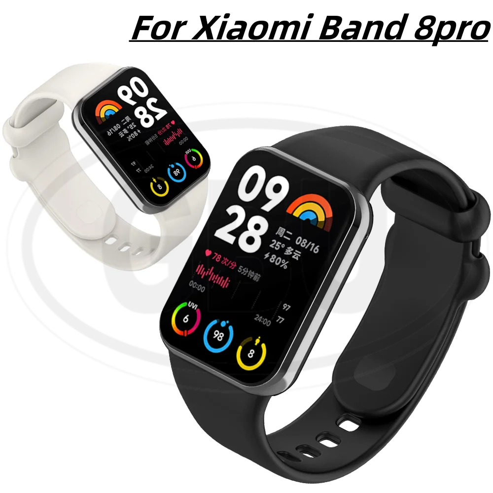 Xiaomi Smart Band 10 Pro / Xiaomi Smart Band 9 Pro / Xiaomi Smart Band 8 Pro Tali Silikon Lembut / Watch Strap