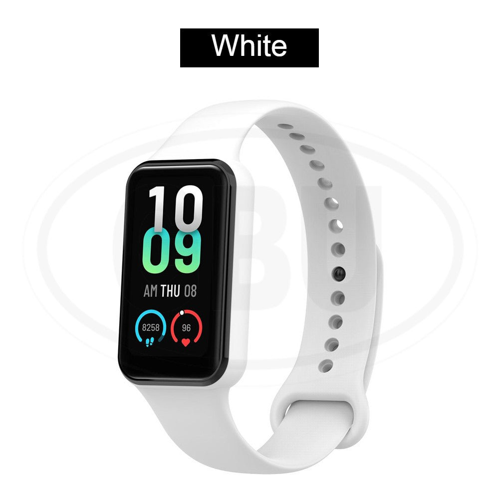 Compatible with Amazfit Band 7 / Band7 Smart Watch Soft Silicone Replacement Strap Band (NOT ORIGINAL)