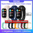 Redmi Watch 3 Lite / Redmi 3 Active Tali Silikon Lembut / Woven Fabric Strap / Leather / Milan Loop Watch Strap - 22mm