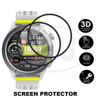 [2pcs] Amazfit Cheetah (Round) 3D Full Cover Screen Protector / Tempered Glass - Full Screen