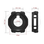 Amazfit T-Rex Ultra 2 Sarung Full Built-in Tempered Glass Cover / Sarung Half Silikon - No Screen