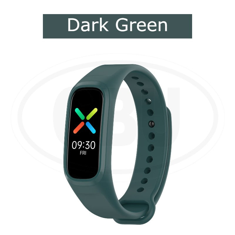 OPPO Band Silicone Wristband Replacement Strap Band - Black Color Buckle