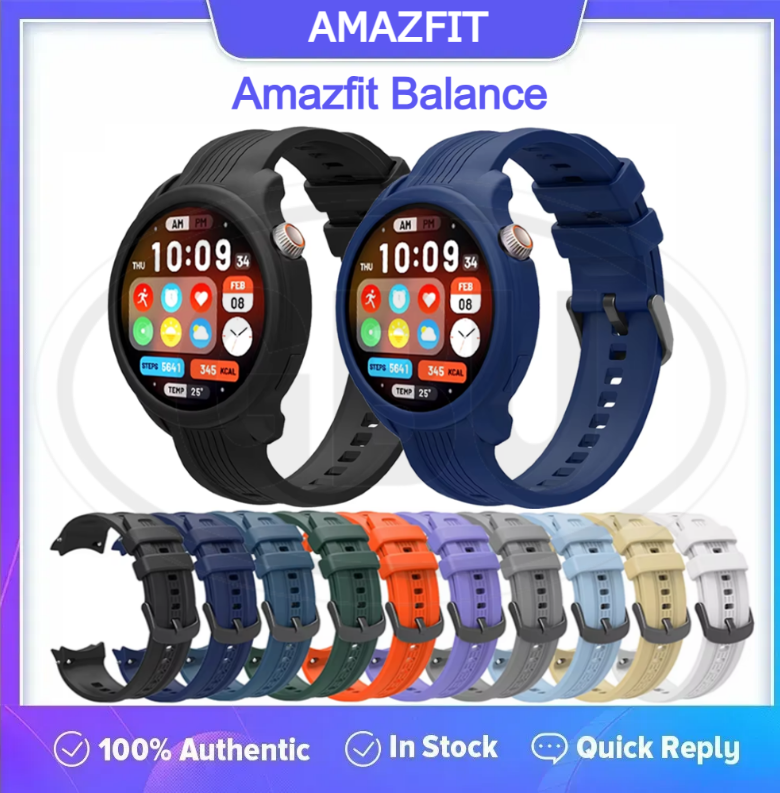 Amazfit Balance Smart Watch Soft Silicone Replacement Strap Band