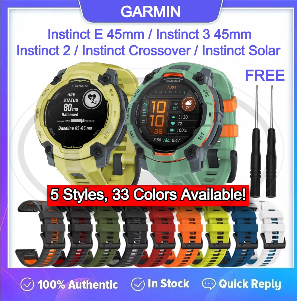 Garmin Instinct E 45mm / Instinct 3 45mm / Instinct 2 / Instinct Crossover / Instinct Solar QuickFit Tali Watch - 22mm