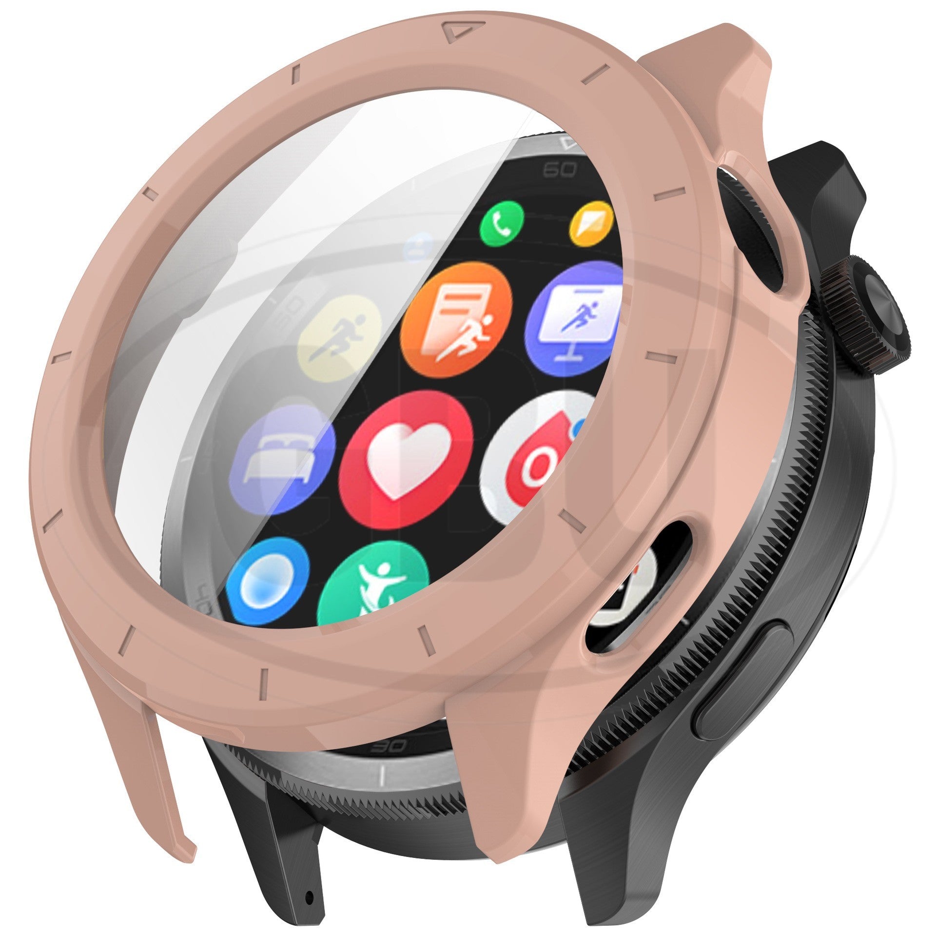 Xiaomi Watch S4 / Mi Watch S4 41mm Full Cover Case with Tempered Glass Protector Screen - 2-in-1 TPU Cover