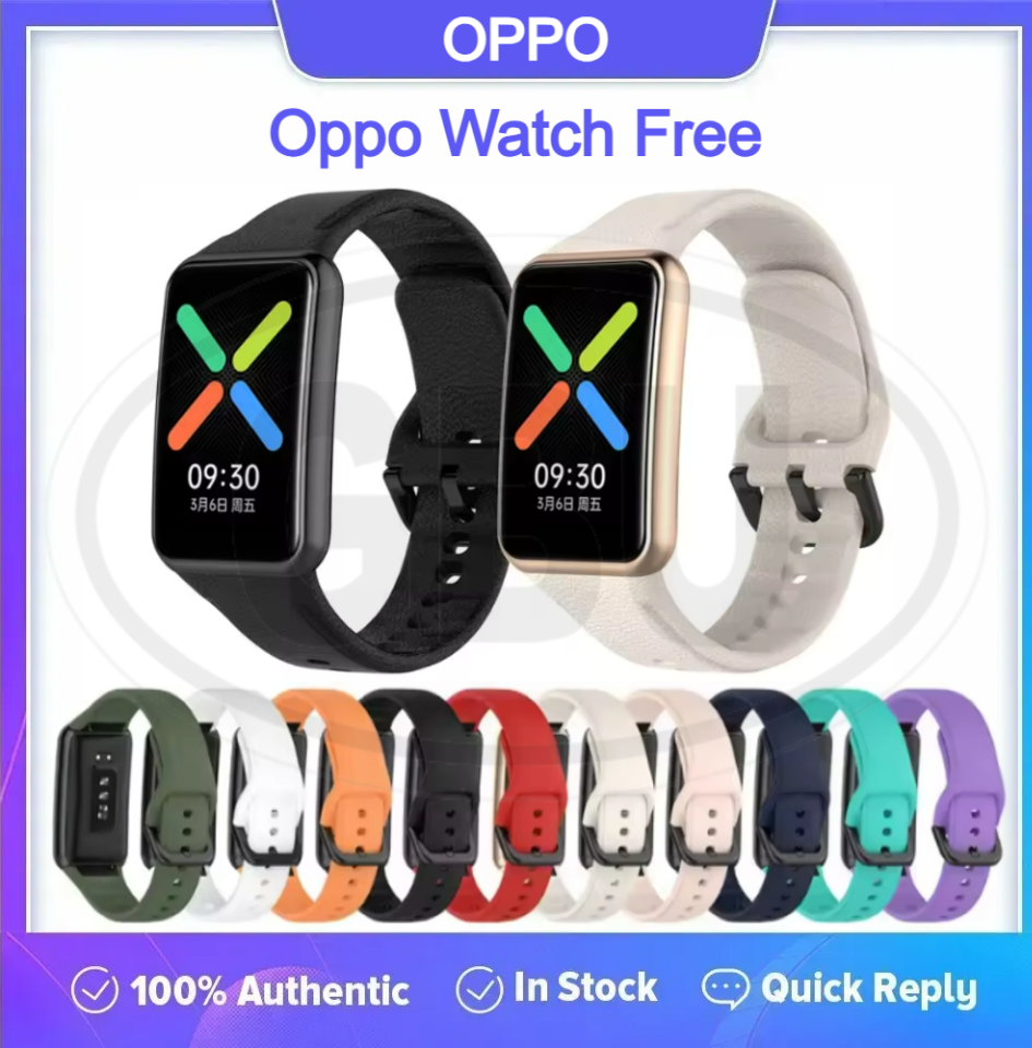OPPO Watch Free Smartwatch Tali Silikon Lembut / Watch Strap (High Quality)