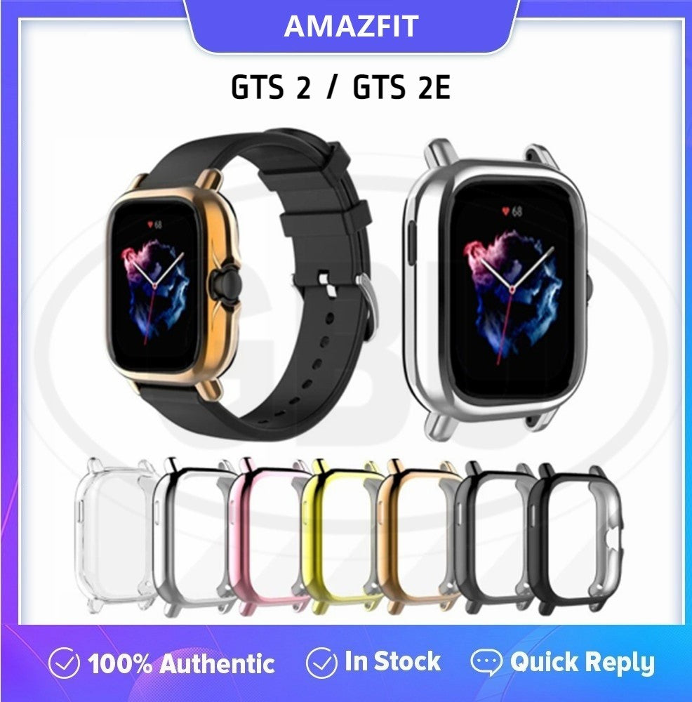 Compatible with Amazfit GTS 2 / GTS 2E / GTS2 / GTS2E TPU Full Cover Protector Case (NOT ORIGINAL)