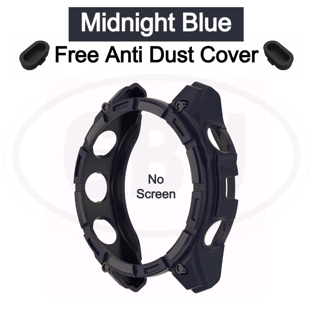 Garmin Quatix 8 47mm / Quatix 8 51mm Sarung Half Silikon - No Screen  PERCUMA Anti-Dust Cover