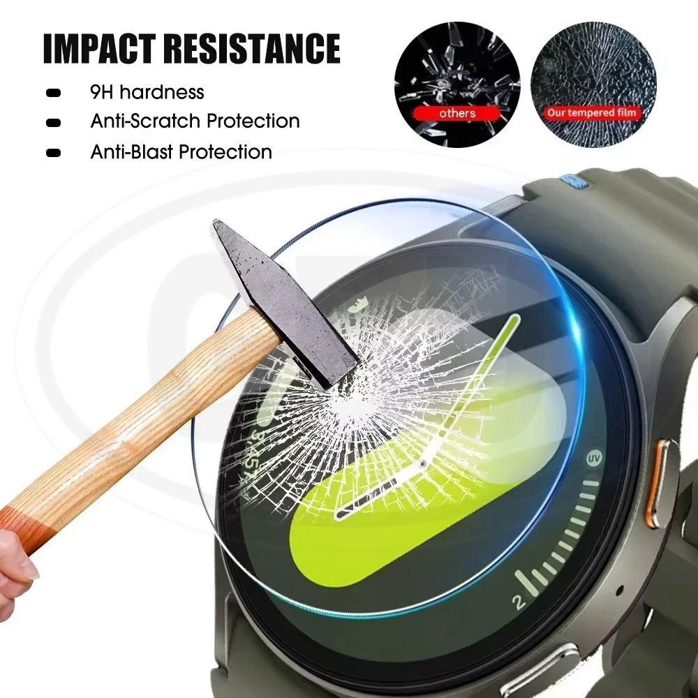 [2pcs] Samsung Galaxy Watch 7 44mm / Watch 7 40mm Screen Protector HD Tempered Glass