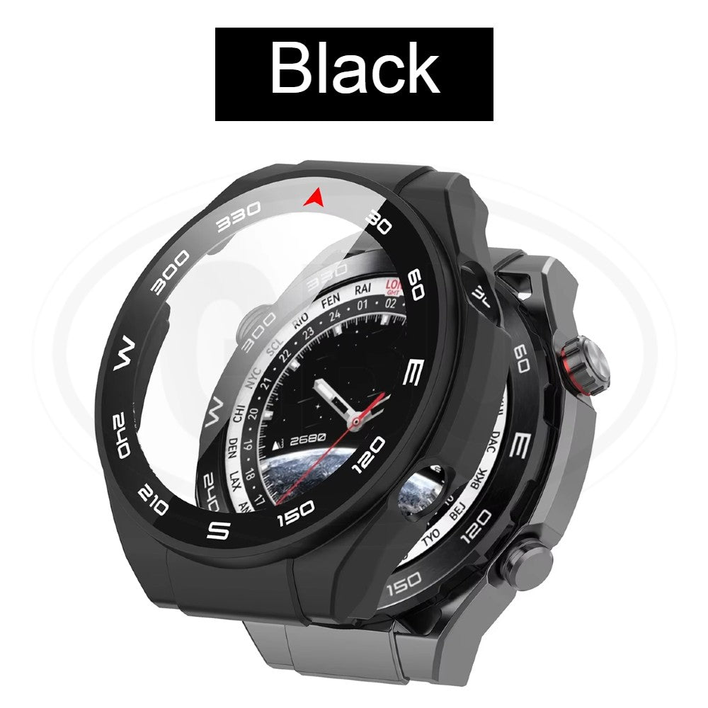 Huawei Watch Ultimate / Huawei Ultimate Full Cover Case 2-in-1 with Tempered Glass Protector Screen
