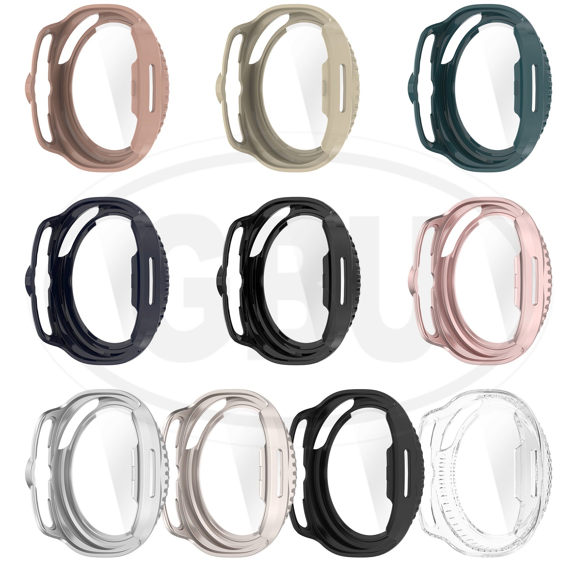 Samsung Galaxy Watch 8 Classic / Watch 8 Classic Sarung Full TPU Built-in Screen Protector Cover