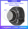[2pcs] Coros Apex 4 42mm / Apex 4 46mm Screen Protector HD Tempered Glass