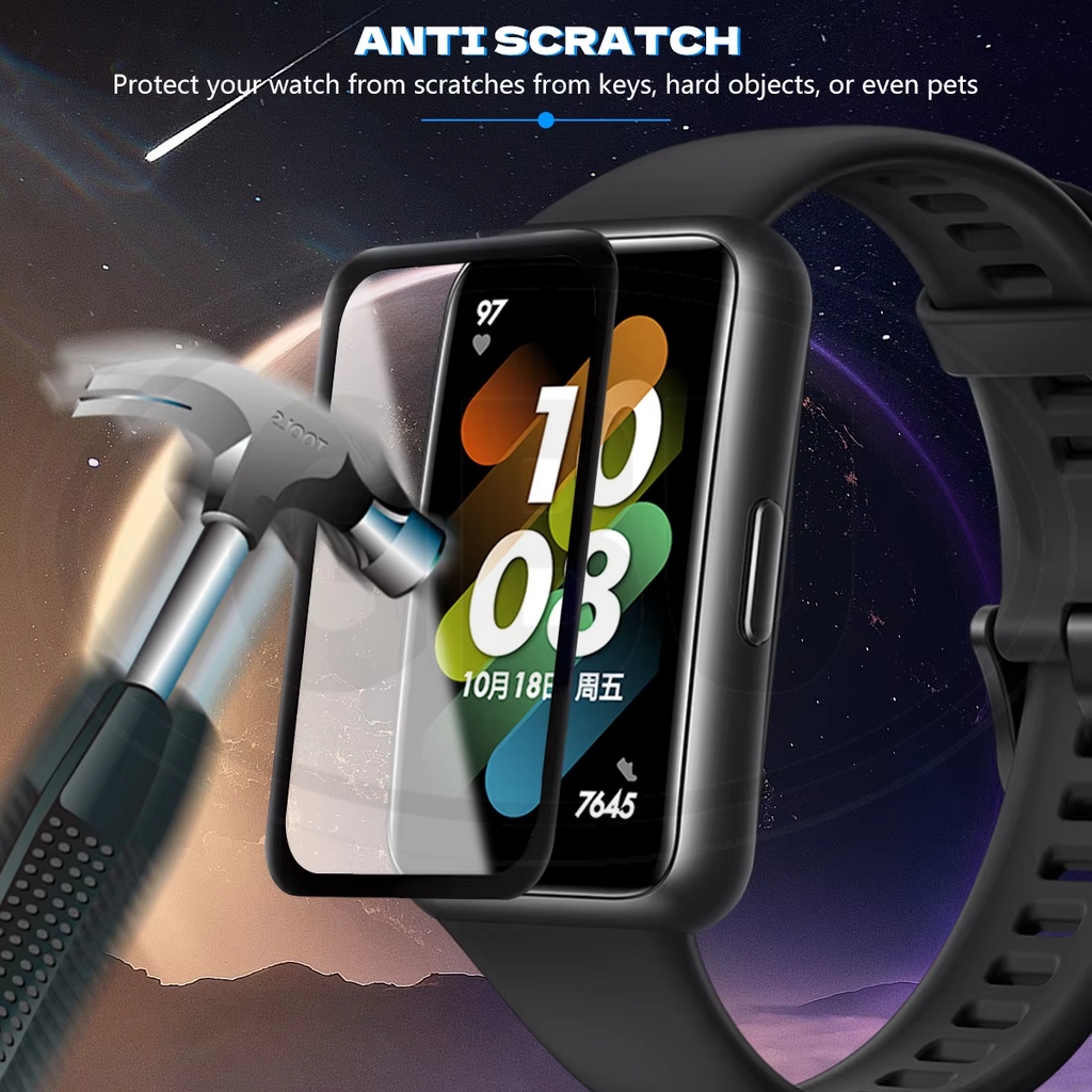 [2pcs] Samsung Galaxy Fit 3 / Fit3 / SM-R390 / R390 3D Full Cover Screen Protector - Full Screen