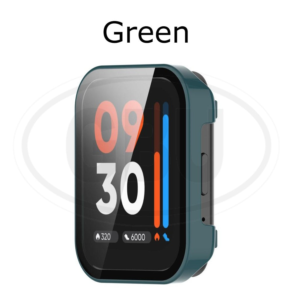 Realme Watch 3 / Realme Watch 3 Pro 2-in-1 Full Cover Case with Tempered Glass Protector Screen