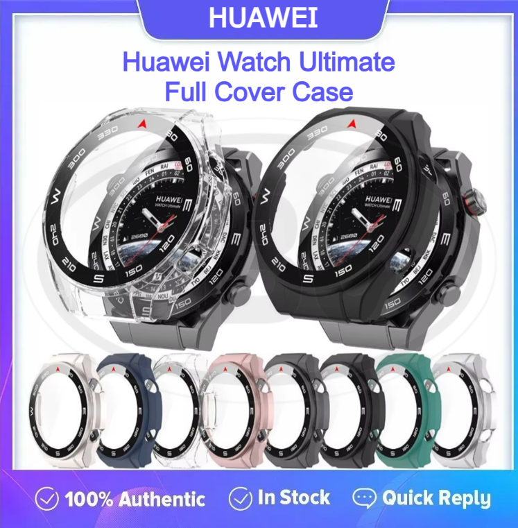 Huawei Watch Ultimate / Huawei Ultimate Full Cover Case 2-in-1 with Tempered Glass Protector Screen