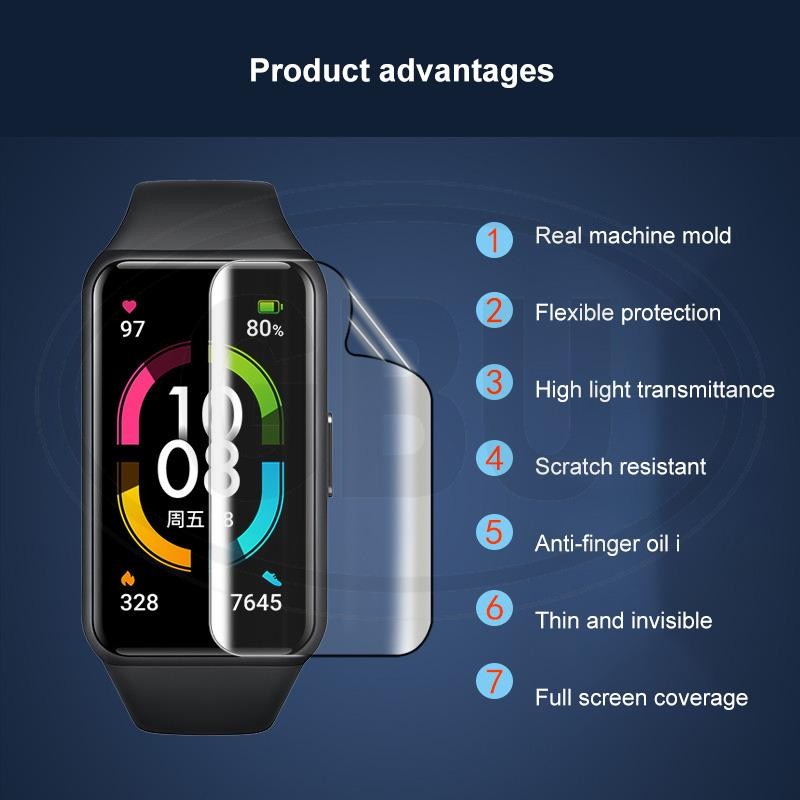 Huawei Band 9 / Band 8 / Band 7 / Band 6 / Band9 / Band8 / Band7 / Band6 Hydrogel Watch Screen Protector