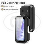 Huawei Band 11 / Huawei Band 11 Pro Sarung Full Built-in Tempered Glass / Sarung Half Silikon - No Screen Cover