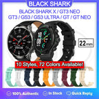 Black Shark Watch X / GT3 Neo / GT3 / GS3 / GS3 Ultra / GT / GT Neo Tali Watch Strap - 22mm
