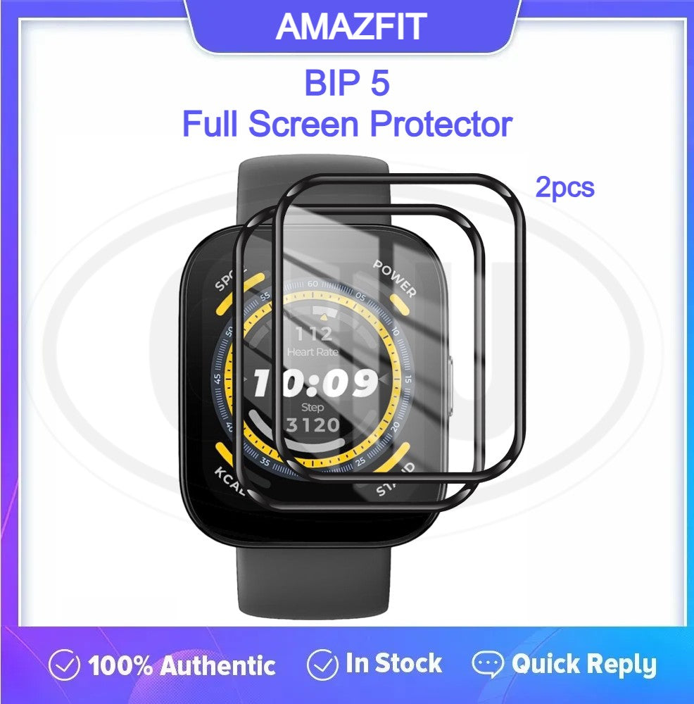 Amazfit Bip 5 / Bip5 3D Full Cover Screen Protector - Full Screen