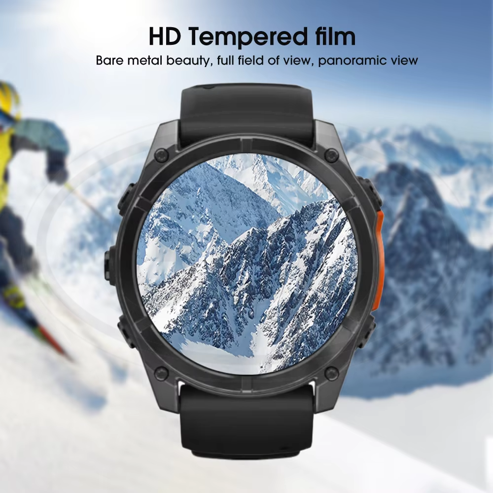 [2pcs] Garmin Tactix 8 47mm / Tactix 8 51mm / Tactix 8 51 Solar Screen Protector HD Tempered Glass
