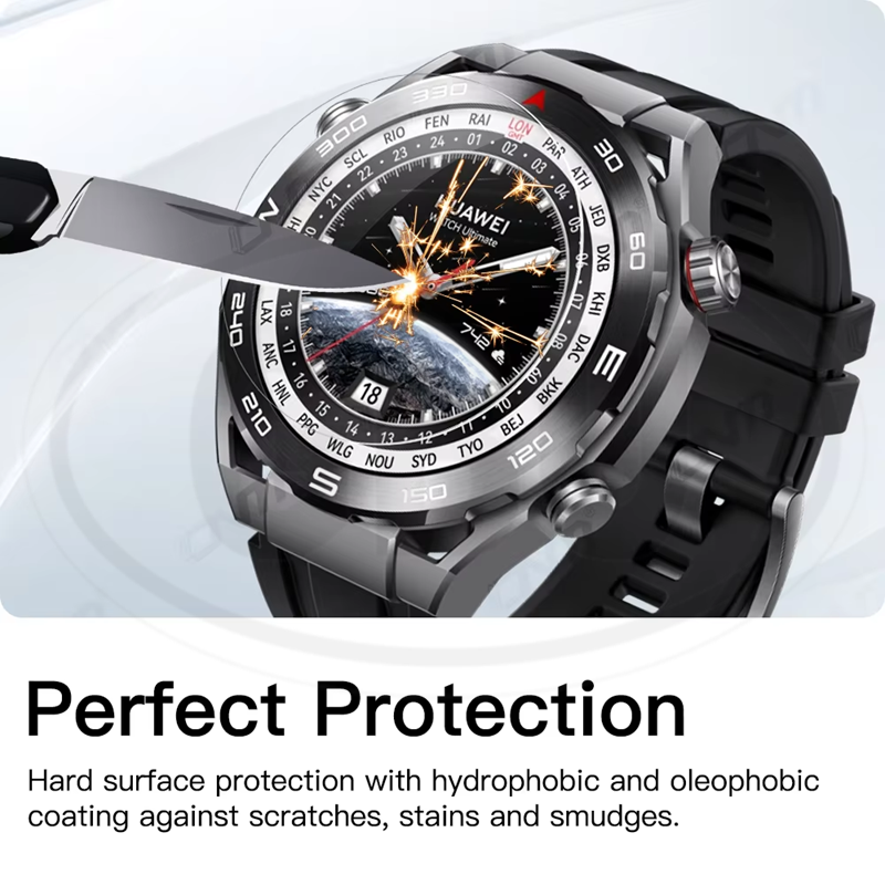 [2pcs] Huawei Watch Ultimate Screen Protector HD Tempered Glass
